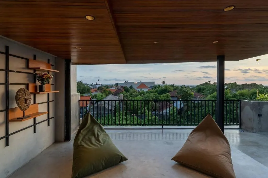 Amazing Ocean View Rooftop Walk To The Beach Canggu